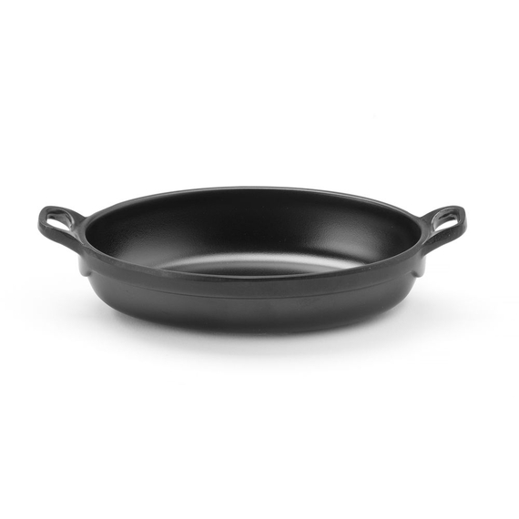 Fine Dine Miniatur-Pfanne, oval, Schwarz, 155x80x(H)37mm Fine Dine Miniatur-Pfanne, oval, Schwarz, 155x80x(H)37mm