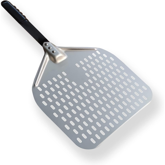 Pizzaschaufel, perforiert 300x350 mm, L. 660 mm Pizzaschaufel, perforiert 300x350 mm, L. 660 mm