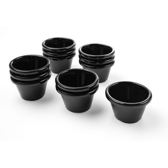 Hendi Auflaufförmchen - 12 Stk., 0,045L, Schwarz, 12 Stk., ⌀60x(H)35mm 4 Hendi Auflaufförmchen - 12 Stk., 0,045L, Schwarz, 12 Stk., ⌀60x(H)35mm