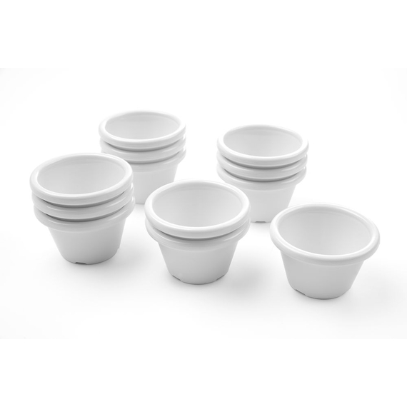 Hendi Auflaufförmchen - 12 Stk., 0,045L, Elfenbein, 12 Stk., ⌀60x(H)35mm 2 Hendi Auflaufförmchen - 12 Stk., 0,045L, Elfenbein, 12 Stk., ⌀60x(H)35mm