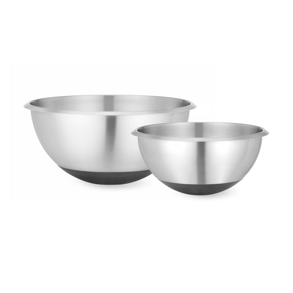 Hendi Rührschüssel mit Gummiboden, 6L, ⌀330x(H)155mm 3 Hendi Rührschüssel mit Gummiboden, 6L, ⌀330x(H)155mm