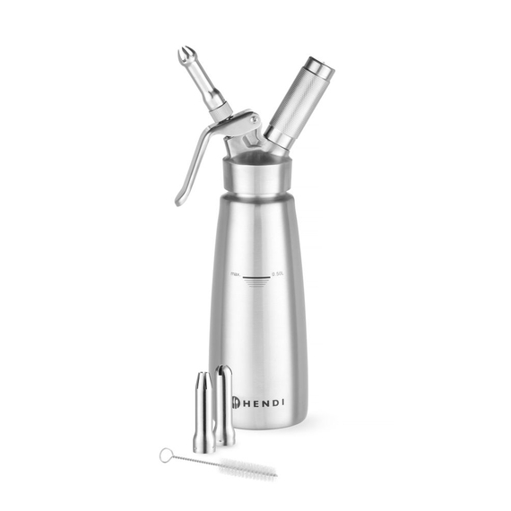 Hendi Sahnespender, Profi Line, 0,5L, ⌀85x(H)235mm 1 Hendi Sahnespender, Profi Line, 0,5L, ⌀85x(H)235mm