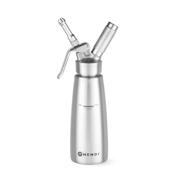 Hendi Sahnespender, Profi Line, 0,5L, ⌀85x(H)235mm Hendi Sahnespender, Profi Line, 0,5L, ⌀85x(H)235mm