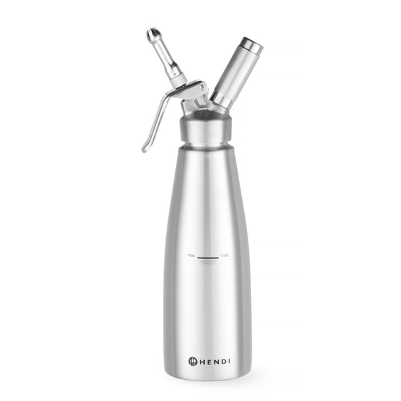 Hendi Sahnespender, Profi Line, 1L, ⌀98x(H)330mm Hendi Sahnespender, Profi Line, 1L, ⌀98x(H)330mm