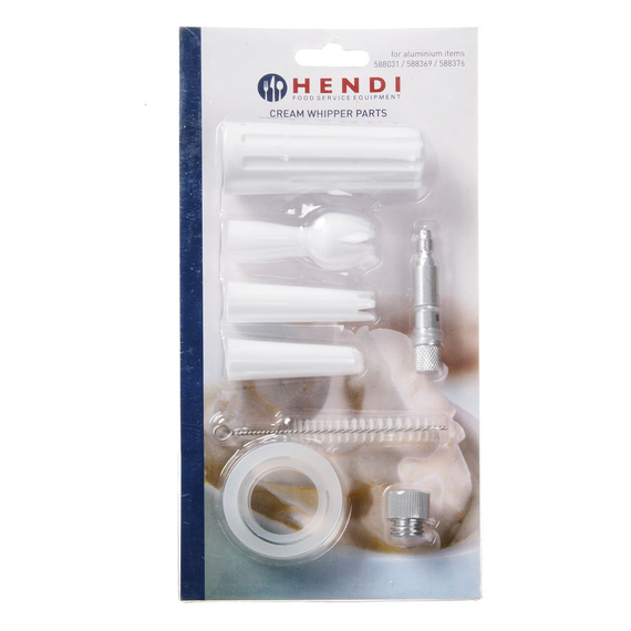 Hendi Ersatzteilset für Sahnespender, Kitchen Line, Kitchen Line, 120x30x(H)240mm Hendi Ersatzteilset für Sahnespender, Kitchen Line, Kitchen Line, 120x30x(H)240mm