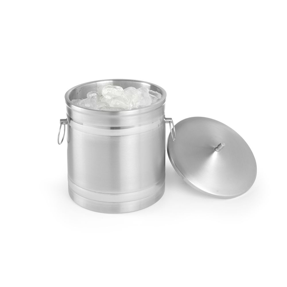 BarUp Eiskübel doppelwandig, 5L, Silber, ⌀200x(H)230mm 2 BarUp Eiskübel doppelwandig, 5L, Silber, ⌀200x(H)230mm