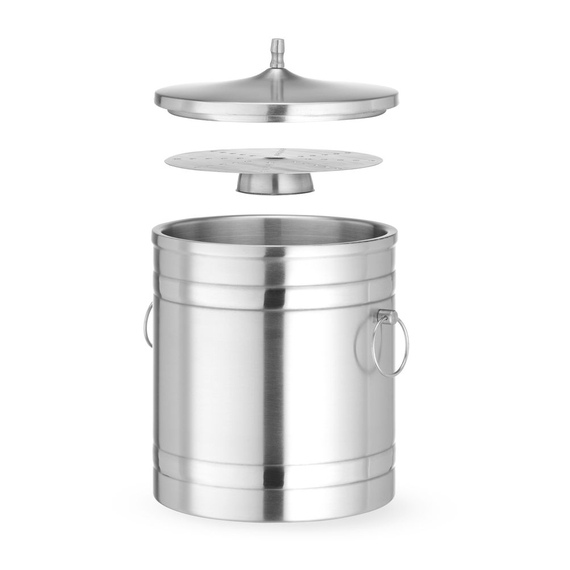 BarUp Eiskübel doppelwandig, 5L, Silber, ⌀200x(H)230mm 1 BarUp Eiskübel doppelwandig, 5L, Silber, ⌀200x(H)230mm