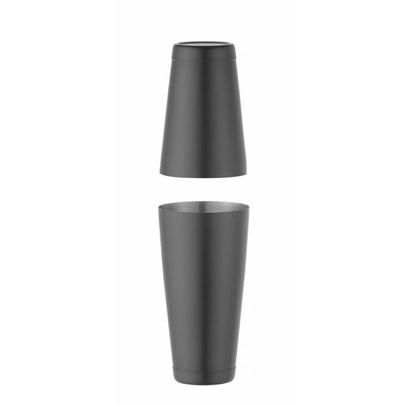 BarUp Tin-on-Tin Boston Shaker, 0,8L, Schwarz, ⌀90mm 1 BarUp Tin-on-Tin Boston Shaker, 0,8L, Schwarz, ⌀90mm