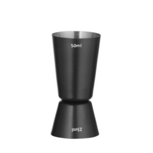 BarUp Barmaß 25/50 ml, Schwarz, ⌀45x(H)86mm