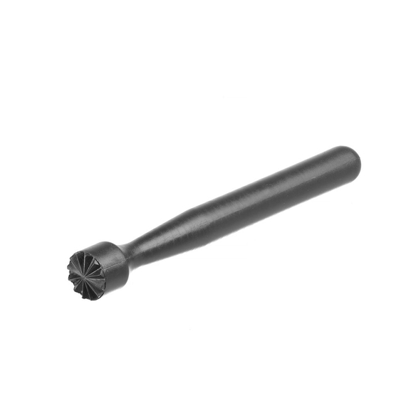 BarUp Cocktail-Stößel, sternförmig gezahnt, Schwarz, ⌀34x207mm 1 BarUp Cocktail-Stößel, sternförmig gezahnt, Schwarz, ⌀34x207mm