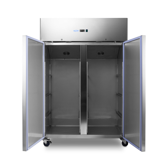Maxima Gastro Kühlschrank - 1200 l - 6 Einstellbare Regale (2/1 GN) - auf Rädern - inkl. Regale 6 Maxima Gastro Kühlschrank - 1200 l - 6 Einstellbare Regale (2/1 GN) - auf Rädern - inkl. Regale