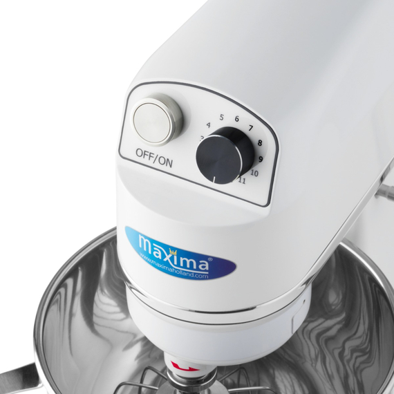 Maxima Gastro Planetenmischer - 7 l - Bis zu 2 kg Teig - Weiß 6 Maxima Gastro Planetenmischer - 7 l - Bis zu 2 kg Teig - Weiß
