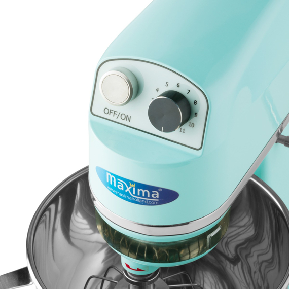 Maxima Gastro Planetenmischer - 7 l - Bis zu 2 kg Teig - Blau 5 Maxima Gastro Planetenmischer - 7 l - Bis zu 2 kg Teig - Blau