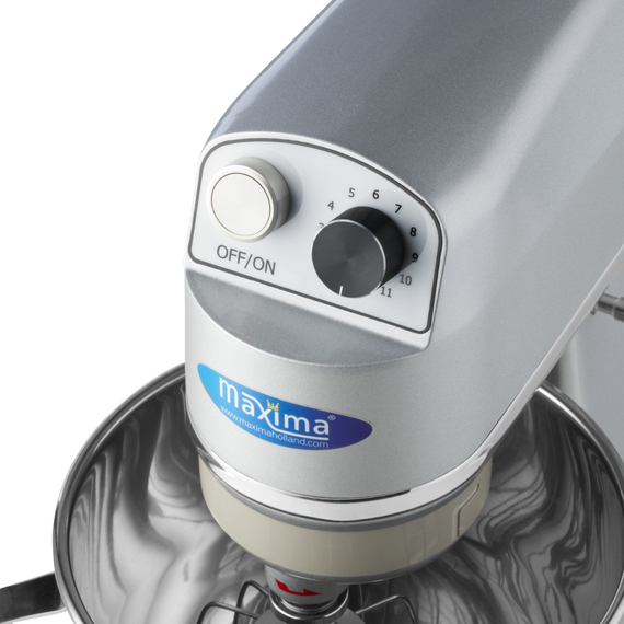Maxima Gastro Planetenmischer - 7 l - Bis zu 2 kg Teig - Silber 5 Maxima Gastro Planetenmischer - 7 l - Bis zu 2 kg Teig - Silber