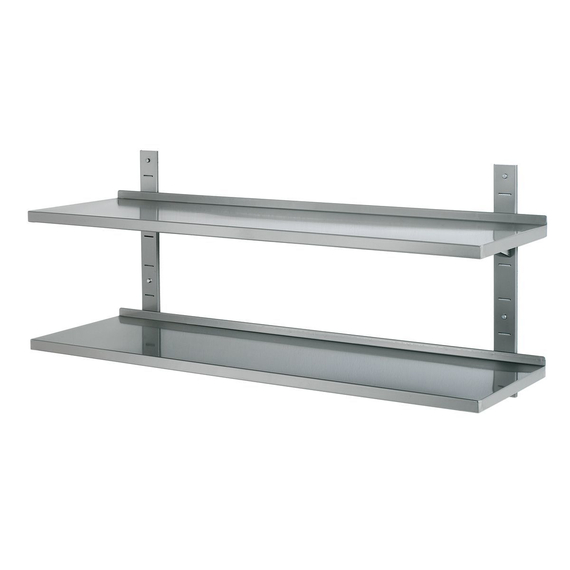 Bartscher Wandregal Set, 1200x355 komplett 1 Bartscher Wandregal Set, 1200x355 komplett