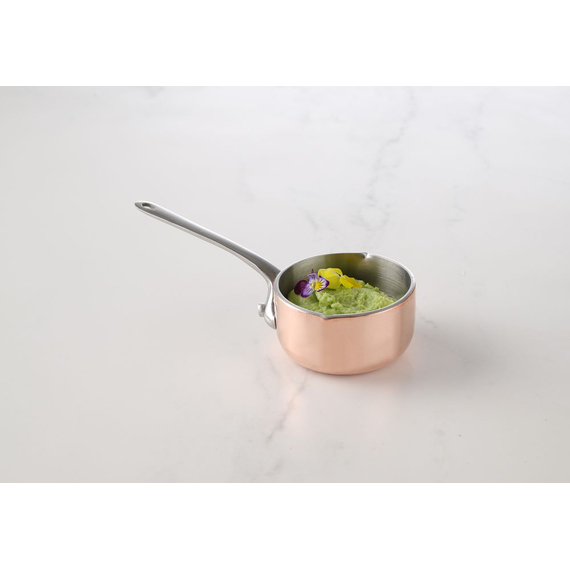Hendi Miniatur-Kasserolle mit Ausgießer, 0,05L, ⌀50x(H)30mm 4 Hendi Miniatur-Kasserolle mit Ausgießer, 0,05L, ⌀50x(H)30mm