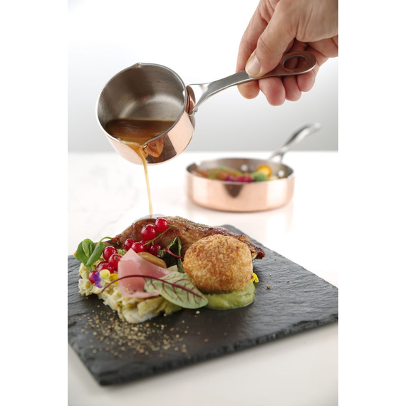 Hendi Miniatur-Kasserolle mit Ausgießer, 0,16L, ⌀75x(H)40mm 2 Hendi Miniatur-Kasserolle mit Ausgießer, 0,16L, ⌀75x(H)40mm