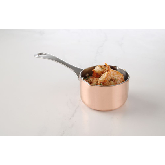 Hendi Miniatur-Kasserolle mit Ausgießer, 0,26L, ⌀85x(H)50mm 1 Hendi Miniatur-Kasserolle mit Ausgießer, 0,26L, ⌀85x(H)50mm