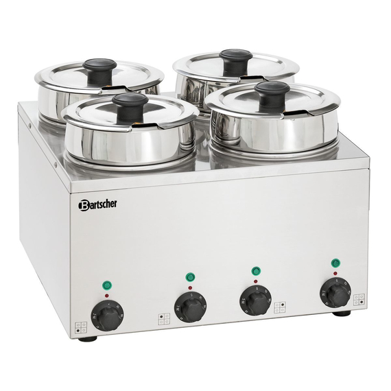 Bartscher Bain Marie Hotpot, 4x Topf, 3,5 L Bartscher Bain Marie Hotpot, 4x Topf, 3,5 L