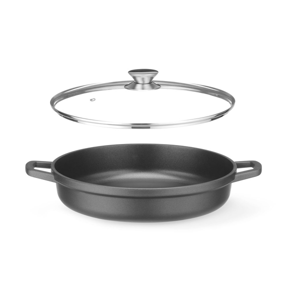 Hendi Kasserolle mit Antihaft-Beschichtung, 4,3L, Schwarz, 425x332x(H)70mm 1 Hendi Kasserolle mit Antihaft-Beschichtung, 4,3L, Schwarz, 425x332x(H)70mm