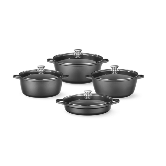 Hendi Kasserolle mit Antihaft-Beschichtung, 7L, Schwarz, 367x290x(H)122mm 4 Hendi Kasserolle mit Antihaft-Beschichtung, 7L, Schwarz, 367x290x(H)122mm