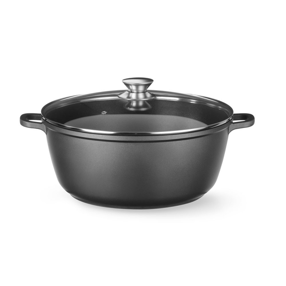 Hendi Kasserolle mit Antihaft-Beschichtung, 7L, Schwarz, 367x290x(H)122mm Hendi Kasserolle mit Antihaft-Beschichtung, 7L, Schwarz, 367x290x(H)122mm