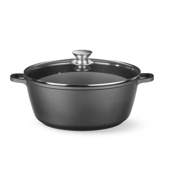 Hendi Kasserolle mit Antihaft-Beschichtung, 7,5L, Schwarz, 387x310x(H)130mm Hendi Kasserolle mit Antihaft-Beschichtung, 7,5L, Schwarz, 387x310x(H)130mm