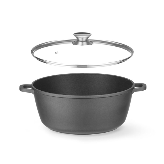 Hendi Kasserolle mit Antihaft-Beschichtung, 7,5L, Schwarz, 387x310x(H)130mm 2 Hendi Kasserolle mit Antihaft-Beschichtung, 7,5L, Schwarz, 387x310x(H)130mm