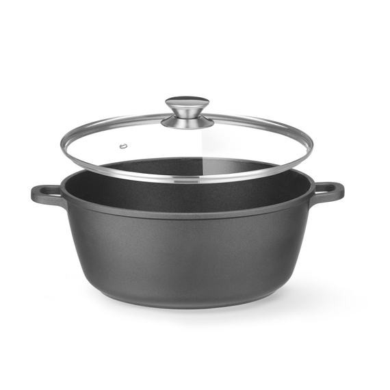 Hendi Kasserolle mit Antihaft-Beschichtung, 7,5L, Schwarz, 387x310x(H)130mm 1 Hendi Kasserolle mit Antihaft-Beschichtung, 7,5L, Schwarz, 387x310x(H)130mm