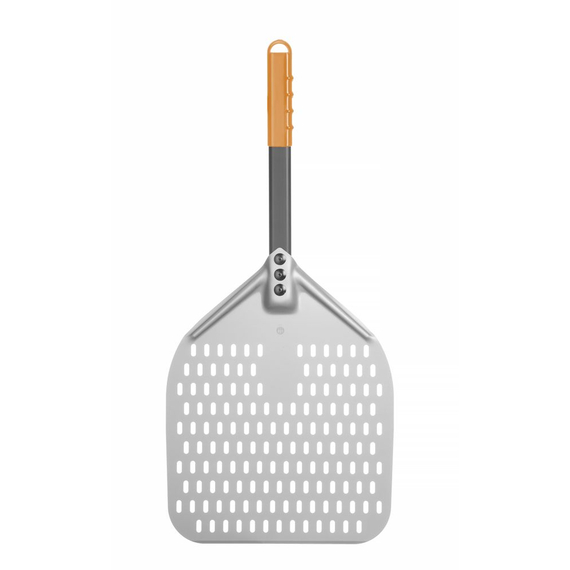 Hendi Pizzaschaufel - eckig, gelocht, kurzer Griff, 300x660mm Hendi Pizzaschaufel - eckig, gelocht, kurzer Griff, 300x660mm