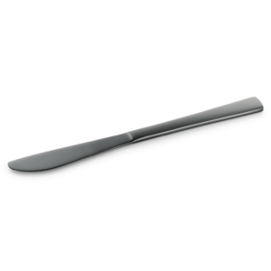 Was Germany Menümesser Set HAMBURG FRESH, 22 cm, schwarz, matte PVD Beschichtung, Set á 12 Stück, Chromstahl 13/0