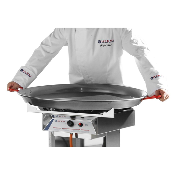 Hendi Paella-Pfanne, Geeignet für Gasgrill 146002, ⌀600x(H)40mm 1 Hendi Paella-Pfanne, Geeignet für Gasgrill 146002, ⌀600x(H)40mm