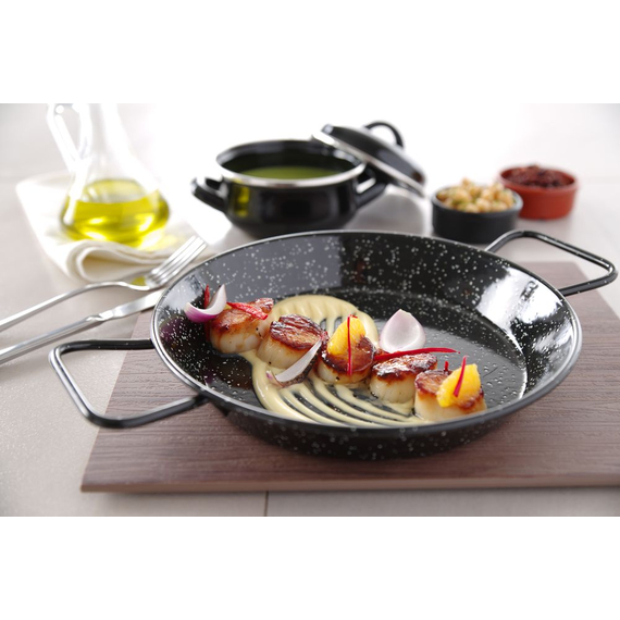 Hendi Paellapfanne emailliert, ⌀240x(H)40mm 1 Hendi Paellapfanne emailliert, ⌀240x(H)40mm