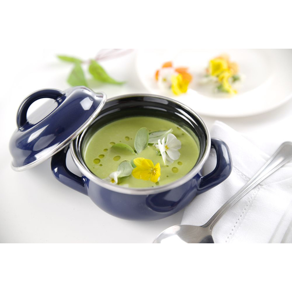 Hendi Suppen-/Saucentöpfchen - mit Deckel, 0,3L, Blau, ⌀115x(H)90mm 1 Hendi Suppen-/Saucentöpfchen - mit Deckel, 0,3L, Blau, ⌀115x(H)90mm