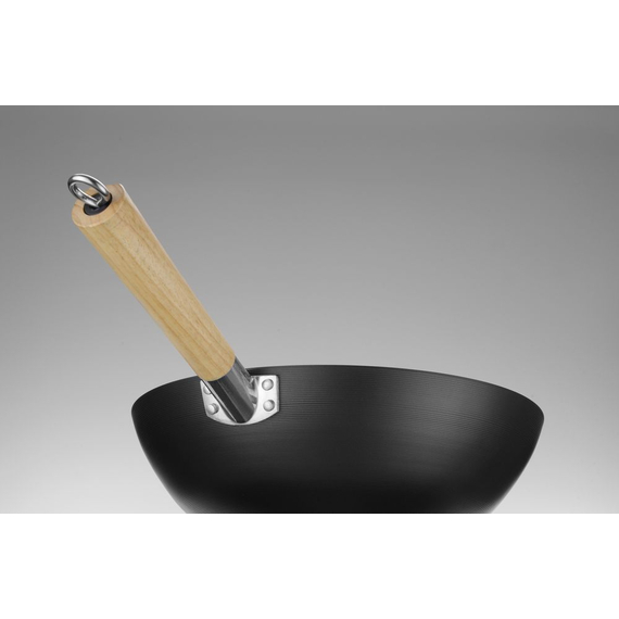 Hendi Wok mit Holzgriff, ⌀324x565mm 4 Hendi Wok mit Holzgriff, ⌀324x565mm