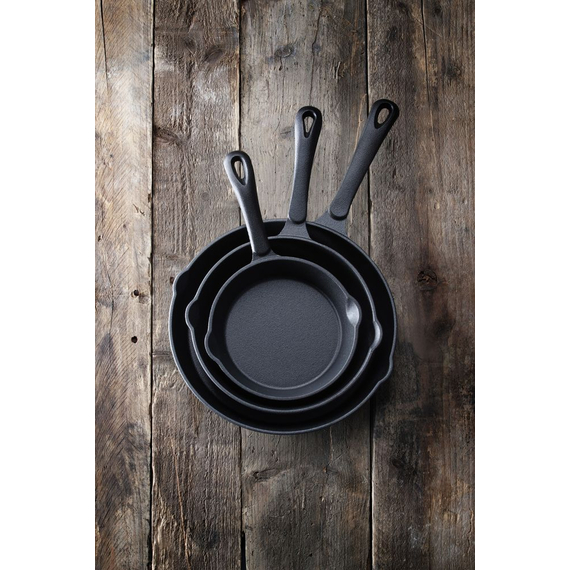 Hendi Gusseisenpfanne, Schwarz, ⌀165x(H)35mm 3 Hendi Gusseisenpfanne, Schwarz, ⌀165x(H)35mm