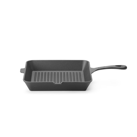 Hendi Gusseisen-Grillpfanne, Schwarz, 250x250x(H)50mm, Quadratisch 2 Hendi Gusseisen-Grillpfanne, Schwarz, 250x250x(H)50mm, Quadratisch