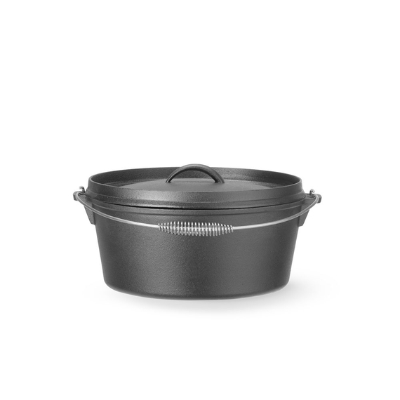 Hendi Gusseisentopf, 7,2L, Schwarz, ⌀310x(H)130mm, Rund Hendi Gusseisentopf, 7,2L, Schwarz, ⌀310x(H)130mm, Rund