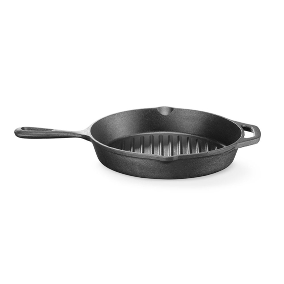 Hendi Gusseisen-Grillpfanne, 398x265x(H)48mm 2 Hendi Gusseisen-Grillpfanne, 398x265x(H)48mm