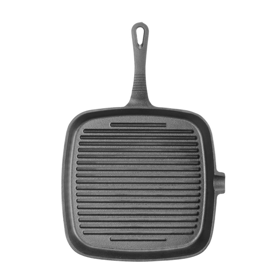 Hendi Gusseisen-Grillpfanne, 230x230x(H)25mm 2 Hendi Gusseisen-Grillpfanne, 230x230x(H)25mm