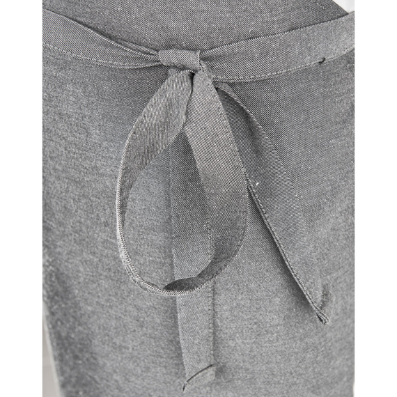 Nino Cucino Latzschürze, Mischgewebe, grau, L. 92 cm 1 Nino Cucino Latzschürze, Mischgewebe, grau, L. 92 cm