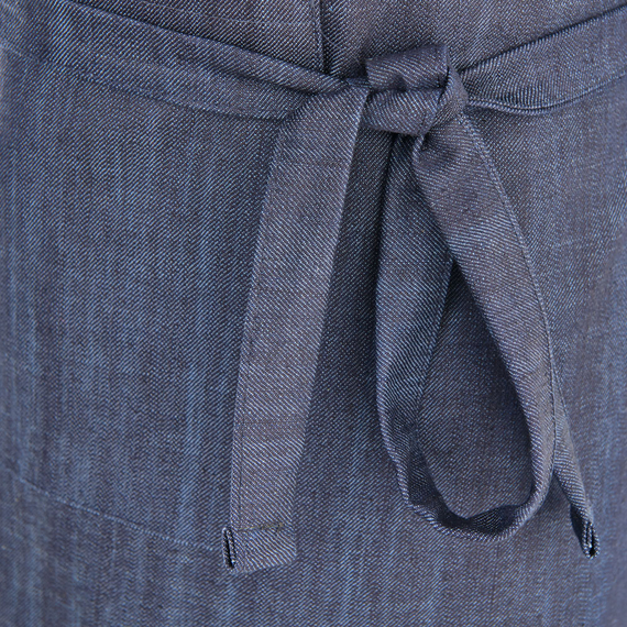 Nino Cucino Latzschürze, Mischgewebe, navy-blau, L. 92 cm 2 Nino Cucino Latzschürze, Mischgewebe, navy-blau, L. 92 cm