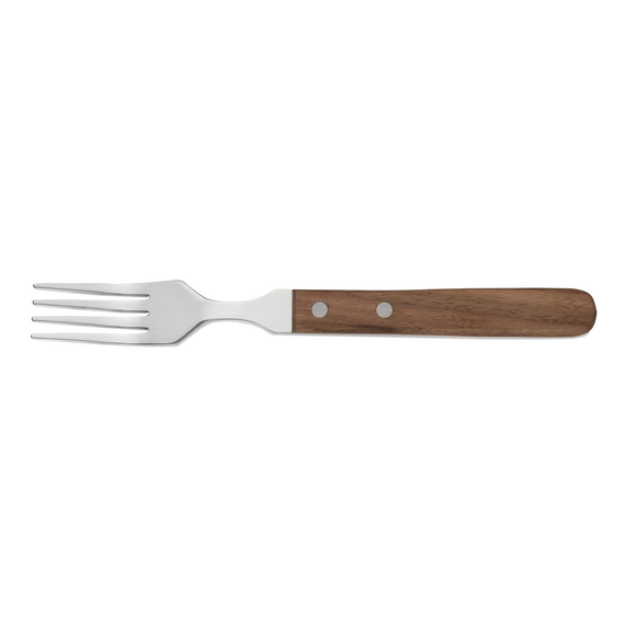 Was Germany Steakgabel Set, mit Walnussholzgriff, 20 cm, Set á 6 Stück, Holz, Chromstahl 13/0 Was Germany Steakgabel Set, mit Walnussholzgriff, 20 cm, Set á 6 Stück, Holz, Chromstahl 13/0