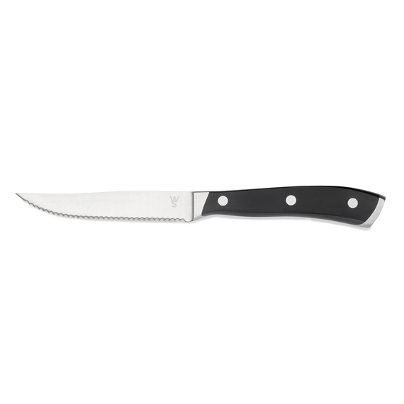 Was Germany Steakmesser Set, mit ABS Kunststoffgriff, 23 cm, Set á 6 Stück, ABS Kunststoff, Chromstahl 13/0 Was Germany Steakmesser Set, mit ABS Kunststoffgriff, 23 cm, Set á 6 Stück, ABS Kunststoff, Chromstahl 13/0