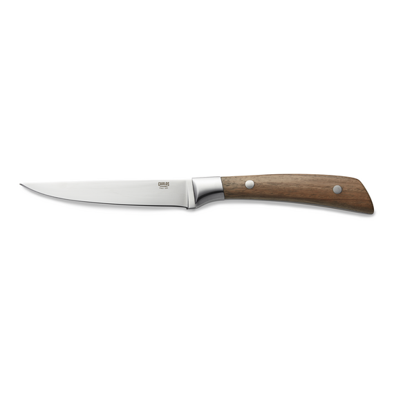 Carlos Steakmesser Set, mit Rosenholzgriff, 24 cm, Set á 6 Stück, Klingenstahl 420, Holz Carlos Steakmesser Set, mit Rosenholzgriff, 24 cm, Set á 6 Stück, Klingenstahl 420, Holz