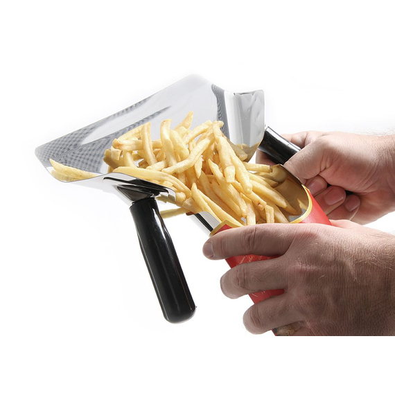 Hendi Pommes- und Nacho-Schaufel, Schwarz, 230x220mm Hendi Pommes- und Nacho-Schaufel, Schwarz, 230x220mm
