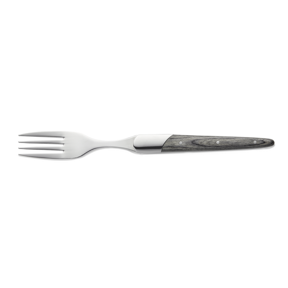 Carlos Steakgabel Set, mit grauem Pakkaholzgriff, 22,5 cm, Set á 6 Stück, Klingenstahl 420, Holz Carlos Steakgabel Set, mit grauem Pakkaholzgriff, 22,5 cm, Set á 6 Stück, Klingenstahl 420, Holz