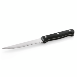 Essentials Steak-/Pizzamesser Set, mit Kunststoffgriff, 21 cm, Set á 12 Stück, Edelstahl