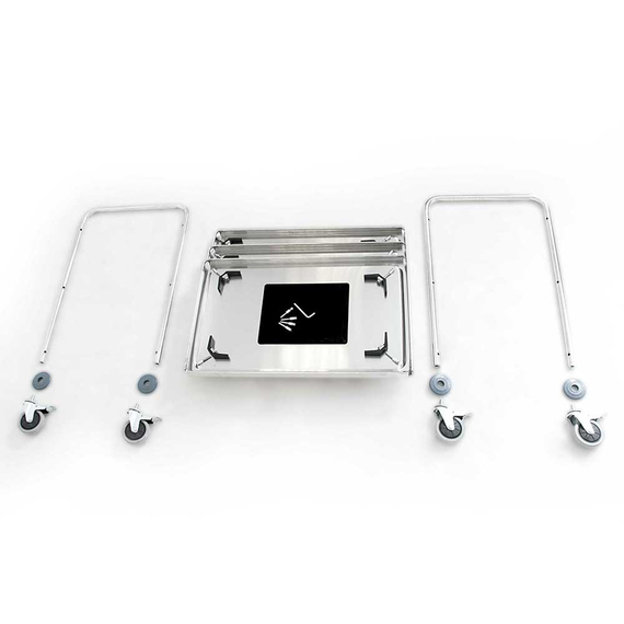 Stalgast Edelstahl Servierwagen, mit drei Borden, 845 x 525 x 940 mm (BxTxH) 1 Stalgast Edelstahl Servierwagen, mit drei Borden, 845 x 525 x 940 mm (BxTxH)