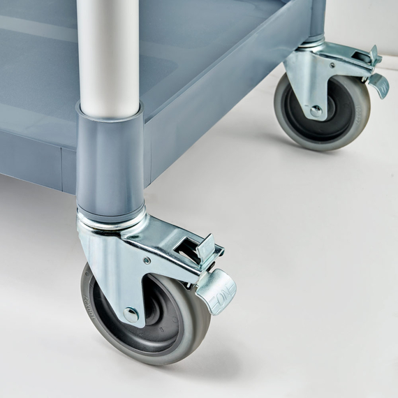 Stalgast Servierwagen aus Kunststoff, mit drei Borden, 860 x 425 x 910 mm (BxTxH) 1 Stalgast Servierwagen aus Kunststoff, mit drei Borden, 860 x 425 x 910 mm (BxTxH)